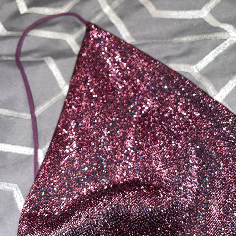 Epiphany Purple Glitter Dress - Picture 6 of 6